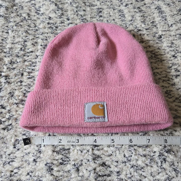 Carhartt Pink Knit Beanie Hat - Picture 2 of 6
